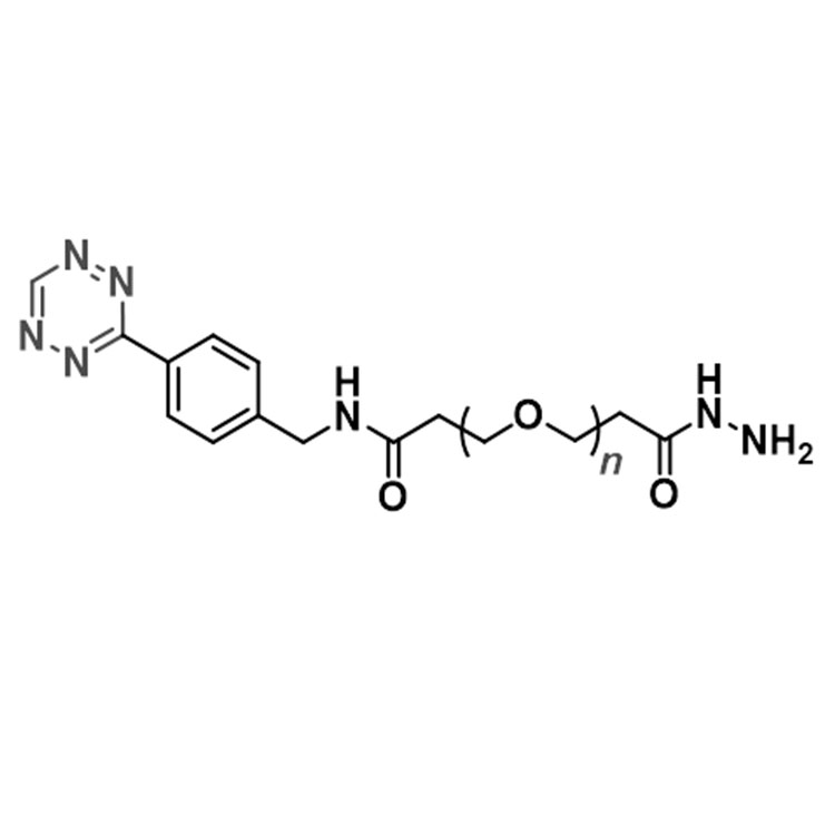 Tetrazine-PEG-Hydrazide，MW：1000